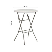 Folding bar table D80