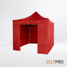 Shopping Tent 3x3 Red Zeltpro PROFRAME