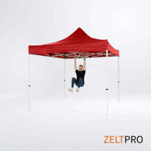 Shopping Tent 3x3 Red Zeltpro PROFRAME