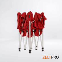 Shopping Tent 3x3 Red Zeltpro PROFRAME