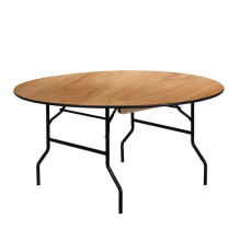 Round wooden table D150