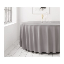 Round tablecloth Grey D290
