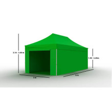 Prekybinė Palapinė 3x6 Žalia Zeltpro TITAN