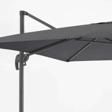 Outdoor umbrella with base and cover Comfort Anthracite