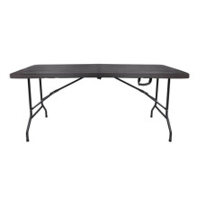 Folding table 180 cm Brown