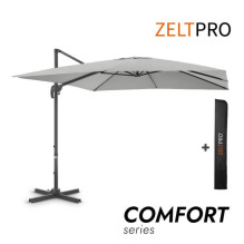 Outdoor umbrella with cover Comfort Light Grey