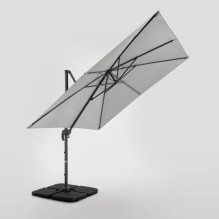Outdoor umbrella with cover Comfort Light Grey