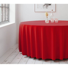 Round tablecloth Restly Red D300