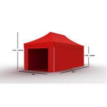 Shopping Tent 4x8 Red Zeltpro TITAN