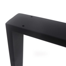 Table legs - frame set (2 pcs.) square shape P600 Black