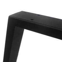 Table legs - frame set (2 pcs.) trapezoidal shape Black