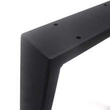 Table legs - frame set (2 pcs.) trapezoidal shape Black