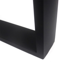 Table legs - frame set (2 pcs.) trapezoidal shape Black