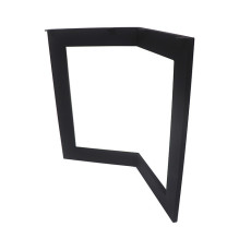 Table legs - frame set (2 pcs.) curved square shape Black