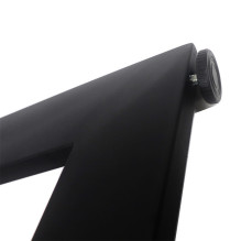 Table legs - frame set (2 pcs.) curved square shape Black