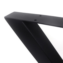 Table legs - frame set (2 pcs.) X-shaped Black