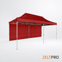Shopping Tent 3x6 Red Zeltpro PROFRAME