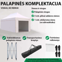 Shopping Tent 3x6 Red Zeltpro PROFRAME