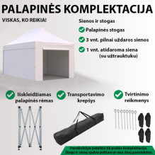 Shopping Tent 3x4.5 Red Zeltpro PREMIUM+