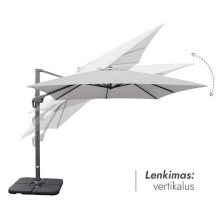 Lauko skėtis (užvalkalas dovanų) Lounge Light Grey Lauko skėtis (užvalkalas dovanų) Lounge Light Grey
