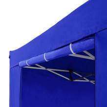 Shopping Tent 4x6 Blue Zeltpro PREMIUM+ with 4 walls, basket