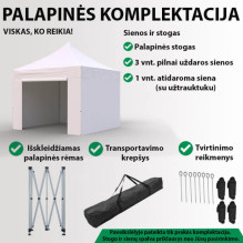 Shopping Tent 2x2 Red Zeltpro EKOSTRONG