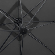 Outdoor umbrella with base (cover as a gift) Lounge Anthracite
