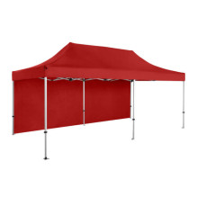 Shopping Tent 4x6 Red Zeltpro PREMIUM+ with 4 walls, basket