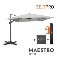 Outdoor umbrella with Solid base (cover included) Maestro Light Grey