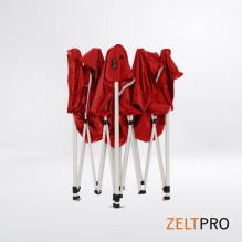 Shopping Tent 2x2 Red Zeltpro PROFRAME