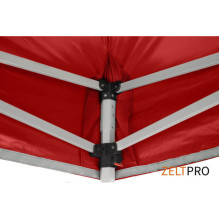 Shopping Tent 2x2 Red Zeltpro PROFRAME