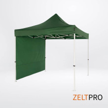 Shopping Tent 2x2 Green Zeltpro PROFRAME
