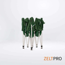 Shopping Tent 2x2 Green Zeltpro PROFRAME