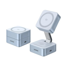 Ugreen Magnetic Charger 25W 2-in-1 55960B Wireless, Qi2.2 35W Gray