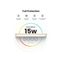 Ugreen Magnetic Power Bank 5000mAh 25207 15W, Wireless, Beige Beige