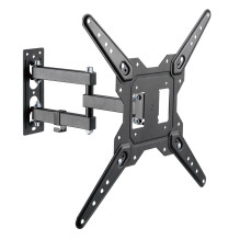 TV Mount - Maclean MC-701N, Max. VESA 400x400, 23-55', Black, 30 kg