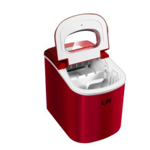 Nešiojamasis ledo kubelių gaminimo aparatas LIN ICE PRO-R12, raudonas