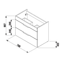 BATHROOM CABINET WITH SINKCUBE4537621763