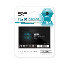 SSD - Silicon Power S55 480GB Serial ATA III TLC, juodas