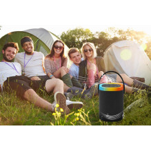 Nešiojama kolonėlė, GEMBIRD, „Bluetooth“: Taip, SPK-BT-LED-06