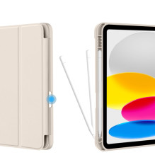 Tech-Protect SC rašiklio dėklas, skirtas iPad 10.9' 2022 – smėlio spalvos