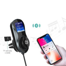 FM modulator PNI Valentine F800 Bluetooth, MP3 player, FM transmitter, micro SD slot, dual USB, QC3.0