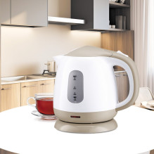 MAESTRO MR-012-BEIGE elektrinis virdulys 1 l 1100 W Smėlio spalvos, balta