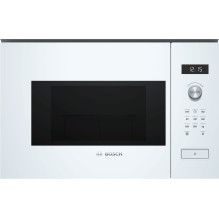 Bosch Serie 6 BFL524MW0 mikrobangų krosnelė, balta, įmontuota, solo, 20 l, 800 W