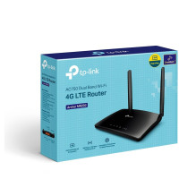 TP-Link Archer MR202 belaidis maršrutizatorius Greitas Ethernet Dviejų dažnių (2,4 GHz / 5 GHz) 4G Juoda TP-Link Archer MR202 belaidis maršrutizatorius Greitas Ethernet Dviejų dažnių (2,4 GHz / 5 GHz) 4G Juoda