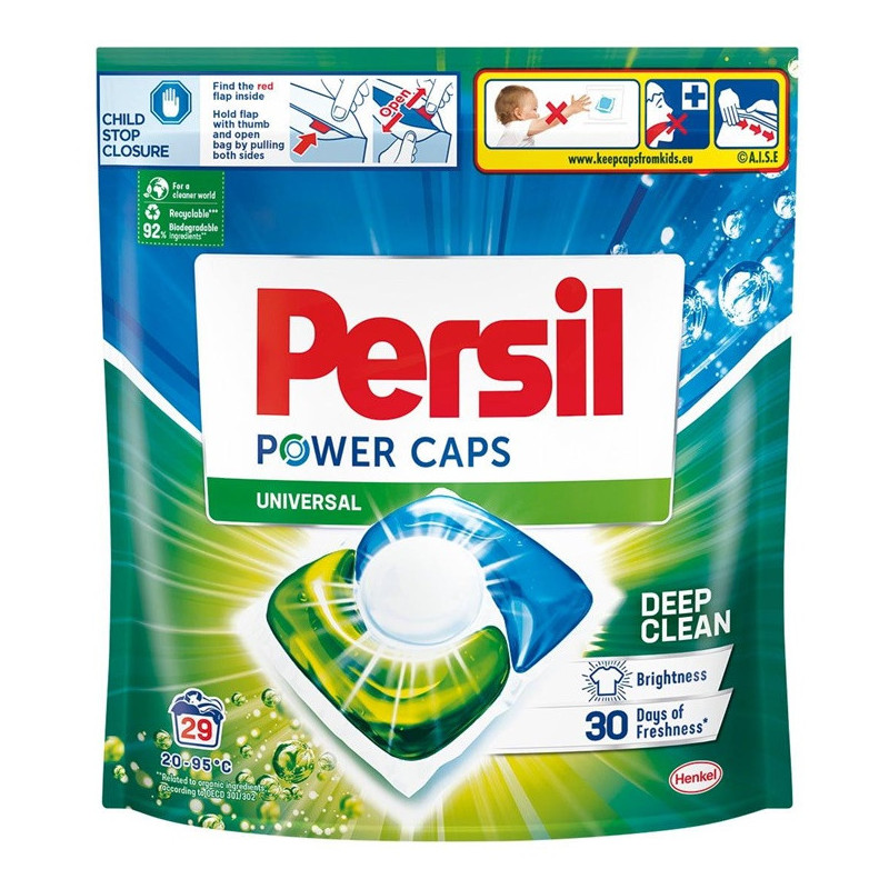 KAPSULĖS SK PERSIL POWER CAP WHITE 29VNT