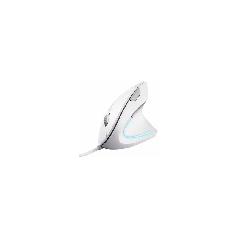 Kompiuterio pelė Trust Verto Ergonomic White