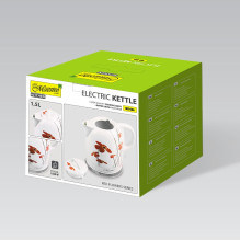 Elektrinis Virdulys - Maestro MR-066 1.7L 1200W Reguliuojama Termostatas Raudoni Gėlės