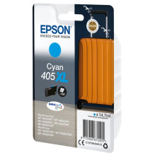 Ink Cartridge - Epson 405XL Cyan, High Capacity, 1,100 Pages, Cyan Ink Cartridge - Epson 405XL Cyan, High Capacity, 1,100 Pages, Cyan