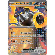 Prekybos Kortelių Žaidimas - Pokémon TCG: Paradox Destinies Ex Iron Boulder Ex Kolekcionuojamas Rinkinys Metalinė Dėžutė